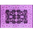 thumbnail image 1 of Ahgly Company Indoor Rectangle Oriental Purple Traditional Area Rugs, 6' x 9', 1 of 4