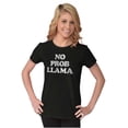 thumbnail image 3 of No Problama Llama Alpaca Cute Funny Womens Fitted Plus Size Graphic Tee Brisco Brands 2X, 3 of 5