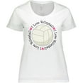 thumbnail image 3 of Inktastic Volleyball Gifts for Girls Women's Plus Size T-Shirt, 3 of 5