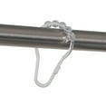 thumbnail image 4 of Mainstays Plastic Glide Shower Hooks, Clear, Set of 12, 4 of 5