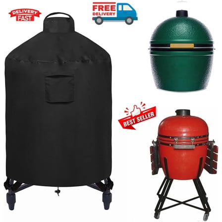 New Large Cover For Big Green Egg Grill Heavy Duty Premium Outdoor Weatherproof