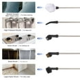 thumbnail image 4 of Graflsoa Smart Touch Screen Handheld Steam Cleaner with 6 Adjustable Levels, 2500W High Power, 1000ml Tank, Multi-Surface Accessories, Lightweight & Portable for Home, Car, Glass, and Clothes, 4 of 6