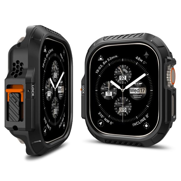 Funda Spigen Lock para Apple Watch Ultra 2/1 de 49 mm, color negro