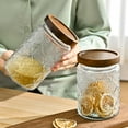 thumbnail image 6 of 32oz Vintage Glass Jar With Lid, Glass Storage Containers, Airtight Kitchen Storage Containers, 6 of 7
