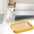 thumbnail image 3 of Dog Toilet Pee Pad Small Dog Training Pads Washable Mesh Grids Litter Tray Puppy Yellow, 3 of 8
