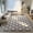 White & Black, variant on Pentantan 8ft x 10ft Geometric Shag Area Rugs for Living Room, Moroccan Fluffy Bedroom Carpet, White & Black