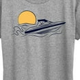 thumbnail image 3 of Instant Message - Speed Boat - Women's Short Sleeve Graphic T-Shirt, 3 of 6