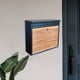 thumbnail image 4 of Buzón de Pared Metálico para Cartas con Cerradura Decorativo Funcional Instalación Rápida Adecuado para Entrada de Oficina Porche 36cmx11, 4 of 9