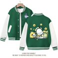 thumbnail image 1 of Sanrios Cinnamoroll Kuromi Pochacco-Chaqueta de uniforme de béisbol estampada para niños, abrigo de manga larga Kawaii, regalo para niños, 1 of 5