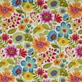 thumbnail image 3 of Multi Floral Indoor/Outdoor Bench Cushion, Corded, 3 of 5