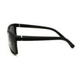 thumbnail image 3 of Mens Polarized Mod Minimal Rectangular Sport Plastic Sunglasses Matte Black Black, 3 of 4