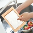 thumbnail image 2 of HOMEMAXS Khaki Plastic Seafood Preservation Plate for Storage Reusable Sushi Serving Platter 12.5x8.5 Inches, 2 of 6