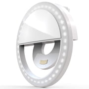 Rechargeable Selfie Ring Light with 3 Brightness Modes, Charging Cable Included