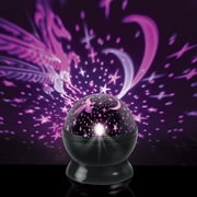 Brightside Celestial LED Projector, Multicolor Rotating Light, USB or Battery Powered