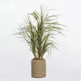 thumbnail image 1 of Vintage Home Plastic Grass in Rope Vase (22x22x30 h), 1 of 1