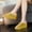 Yellow, variant on WIZUTIZ Shower Sandals Women Soft Retro Women's Slide Sandals Summer EVA Soft Slippers Wedge Sandals Slippers Beach Sandals Indoor with Arch Support Sandals Mom Christmas Gifts