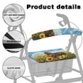 thumbnail image 5 of HELLHERO Rollator Walker Seat Back Covers Easy Fit Non-Slip Cover Rollator Walker Seat Covers and Fits Rollators for Seniors,Horse and Sunflower, 5 of 7