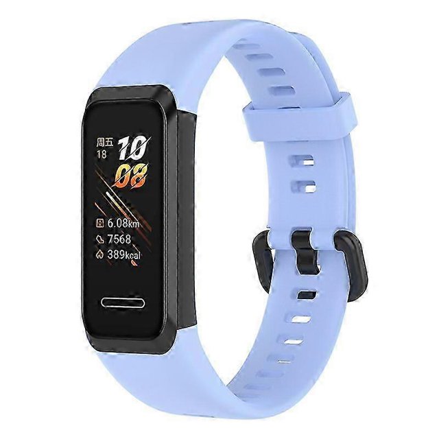For Huawei Watch Band 4 (ads-b29) Strap Replacement Adjustable Silicone Watch Band - Pink