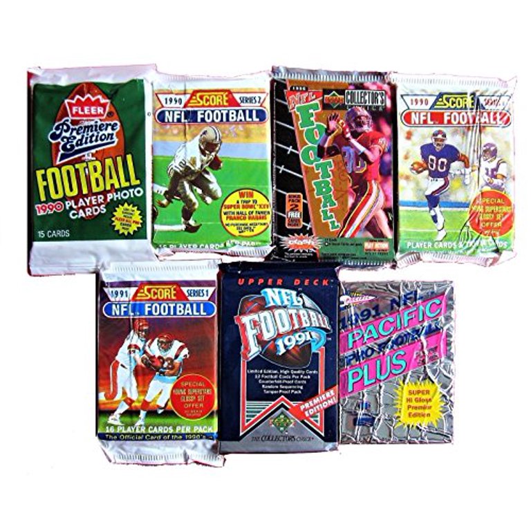 1991 NFL Pacific Plus Football Cards Unopened Box of 36 Packs 