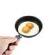thumbnail image 1 of Sartén antiadherente de uso generalizado con diseño ergonómico, diseño de seguridad de acero al carbono de 12 cm de diámetro para huevos y mini panqueques, mango anticalor para una cocción segura, 1 of 7