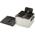 thumbnail image 3 of PRESTO Pro Fry 1800W 2-Basket Electric Deep Fryer, Stainless Steel, 3 of 5