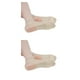 thumbnail image 1 of Calcetines de tacón alto Sonducket 2 piezas Color de piel, 1 of 6