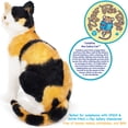 thumbnail image 5 of Catalina the Calico Cat | 13.5 inch stuffed animal plush | by TigerHart Toys, 5 of 6
