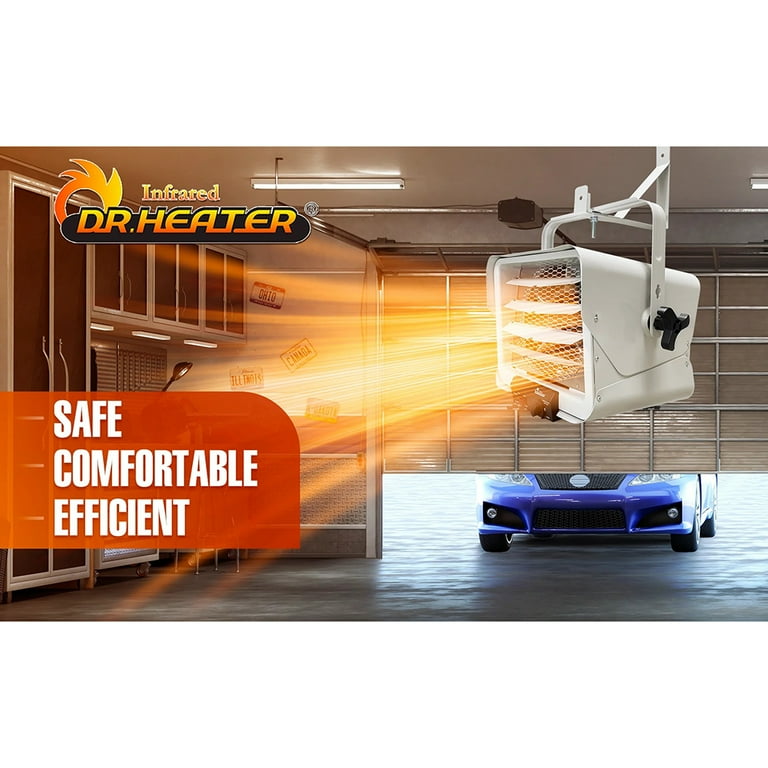 Dr. Heater 240V 6000W Garage Workshop Industrial Infrared Space