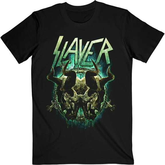 Men's Slayer Daemonic Twin Slim Fit T-shirt Small Black