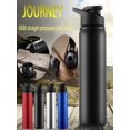 thumbnail image 4 of MOQIN Insulated Water Bottle 24oz with Handle and Flip Tops Lids Stainless Steel Water Bottle Push Button Lid Leak proof Portable for Cyclists, Runners, Hikers, Beach Goers, Picnics, Camping, 4 of 6