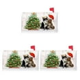 thumbnail image 1 of Wweixi Standard Size Double Recliner Couch Cover Easy To Vivid Print Cloth Christmas Deer Pattern Mailbox Sleeve YTYH2309055 3Set, 1 of 6
