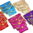 thumbnail image 3 of Bolsa de brocado, bolsa de brocado, bolsa de joyería, bolsa de tela pequeña, caja de brocado bordada, bolsa de joyería con juego de texto, bolsa de la suerte, embalaje de pulsera, 3 of 6