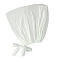 thumbnail image 1 of Pure silk cotton adjustable hair hiding hood cap elastic strap base small hat, 1 of 10