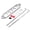 Silver, variant on Upgraded Anodized Red Mounting Set Includes J Hook Bolt For Enhanced Stability
