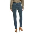 thumbnail image 2 of GOOD AMERICAN Womens Blue Zippered Pocketed Ankle Skinny Jeans 4\27, 2 of 3