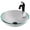 Matte Black, variant on KRAUS 16 1/2-inch Crystal Clear Glass Bathroom Vessel Sink and Matte Black Arlo Faucet Combo Set with Pop-Up Drain