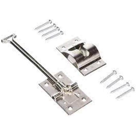 6 in. Self Closing Stainless Steel Intin Entry Door Holder
