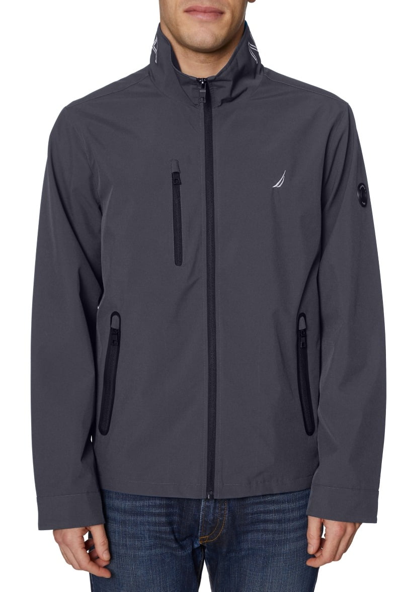 Nautica Mens Rain Jacket Medium Full 