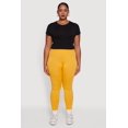 thumbnail image 2 of Women's Plus Size Textured High Waisted Fleece Lined Leggings, 2 of 5