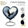 thumbnail image 3 of Small Eagle Flying In Snow Mountains Urn For Adult Mother & Father - Urn For Human Ashes Adult Woman & Men - Metal Urns For Human Ashes - Ash Urns For Humans (Size - 3inch, 1pcs), 3 of 5