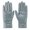 Style B - Gray, variant on Gustave Women Leather Touch Screen Gloves Thermal Lining Faux Fur Cuffs Motorcycle Driving Winter Warm Gloves Full Finger Mitten "Black"