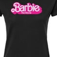 thumbnail image 3 of Barbie The Movie - Movie Logo  - Juniors Fitted Graphic T-Shirt, 3 of 5