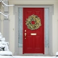 thumbnail image 2 of Puleo International  24" Pre-Lit Snowy Wreath, 2 of 5
