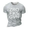 thumbnail image 3 of NAMTYQX T Shirts for Man Plus Size Elastic Short Sleeved Comfortable Lightweight Casual Loose Fit Graphic Boho Crew Neck Mens T-Shirts Gray Size M, 3 of 5