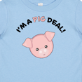 thumbnail image 4 of Inktastic I'm a Pig Deal Cute Pig Pun Boys or Girls Baby T-Shirt, 4 of 5
