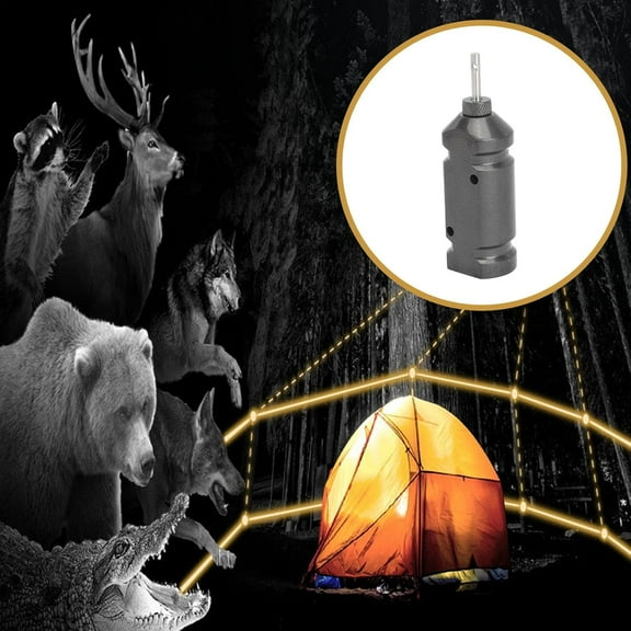 2pcs Perimeter Trip Alarm, Perimeter Trip Wire Alarm Device Auminium Alloy Security Reusable for Yard for Camping