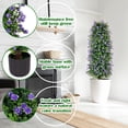 thumbnail image 2 of Bibana Artificial Rose Tree 3FT- Fake Floral Plant Tree in Pot- Decorative Topiary Plant - Cement Filled Potted Faux Flower Plant for Home Office Porch Decor Indoor Outdoor(set of 2), 2 of 6
