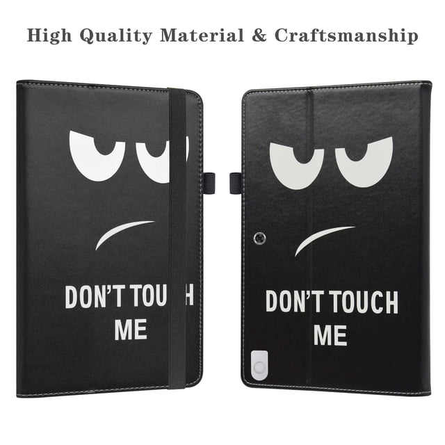 Case For 13" Dell Latitude 7320 Detachable Tablet Folding Cover with Elastic Closure Dont Touch