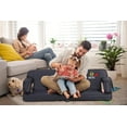 thumbnail image 2 of Heated Stadium Seat with Back Support, Oversized Bleacher Seats, Stadium Chairs with Back and Cushion, Floor Chair, Ultralight, Foldable, Thick Padding (2-Pack Heated), 2 of 6