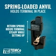 thumbnail image 4 of TEMCo TH0007 Hammer Lug Crimper Tool - Crimps 8 AWG to 4/0 Battery & Welding Cables, 4 of 7